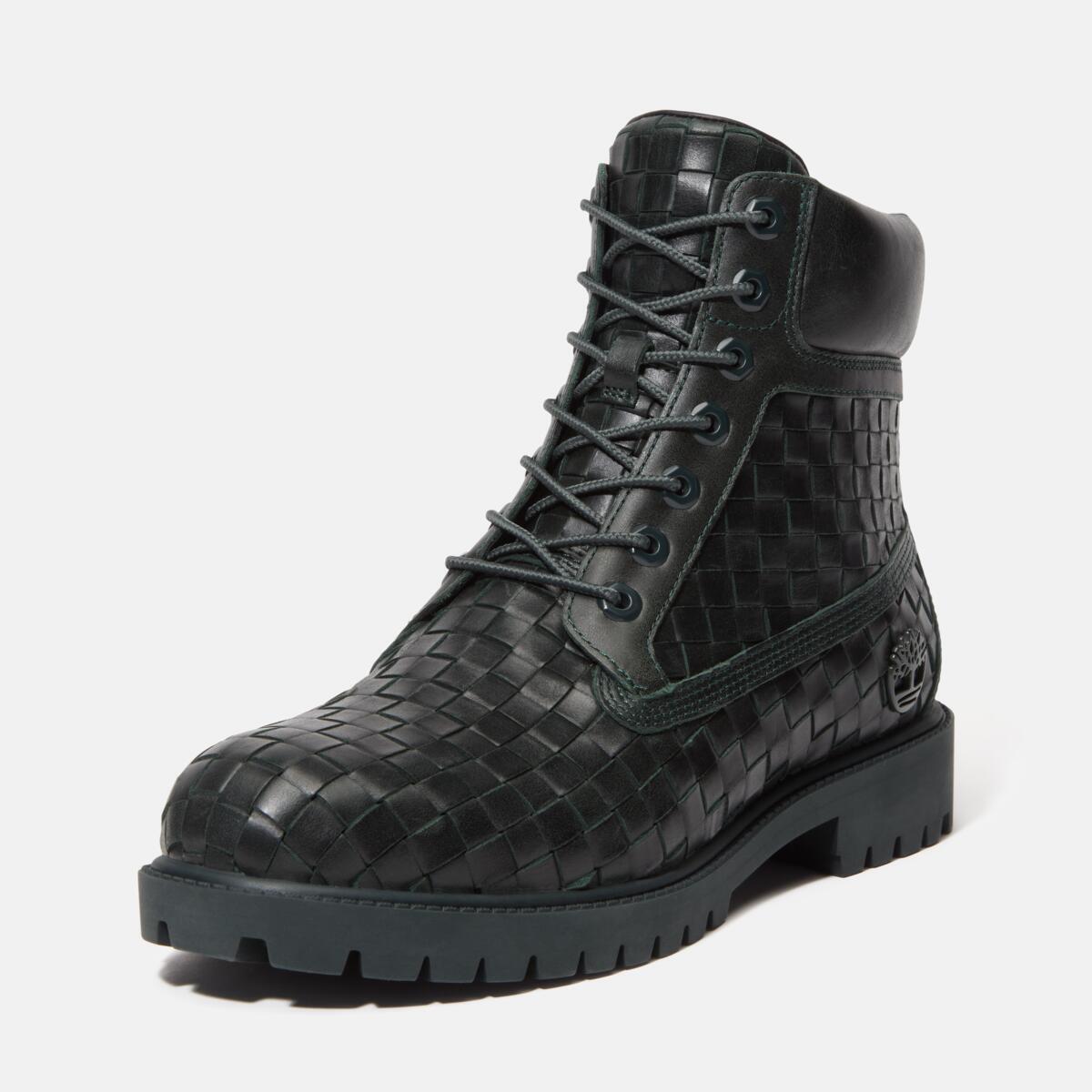 TIMBERLAND Men's 6-Inch Premium Waterproof Boot Dark Green Full Grain - Image 9
