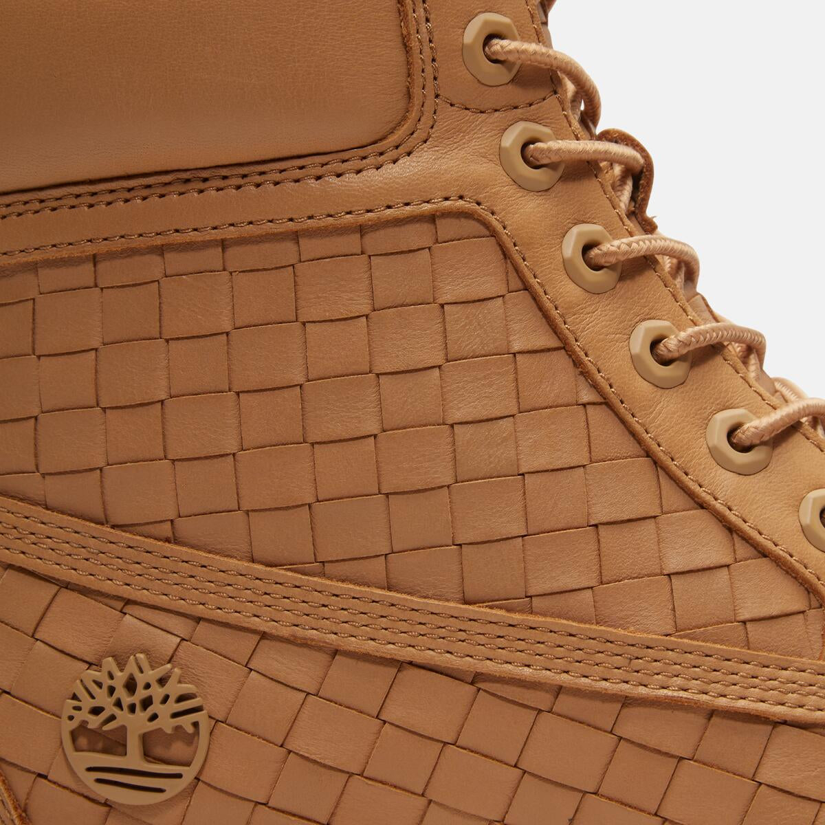 TIMBERLAND Men's 6-Inch Premium Waterproof Boot Medium Beige Full Grain - Image 2