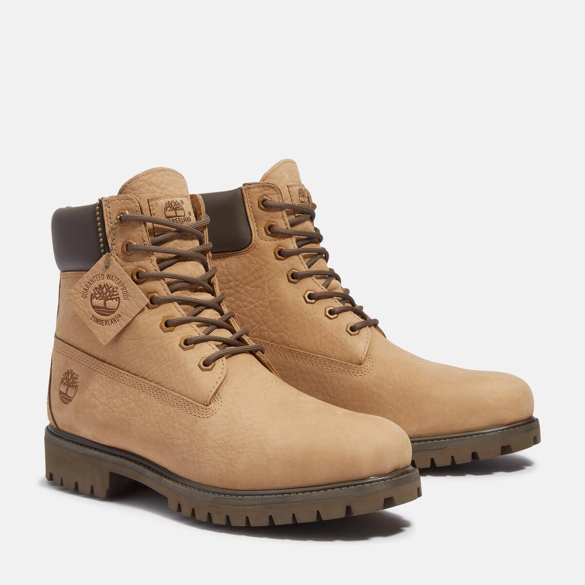 TIMBERLAND Men's 6-inch Premium Waterproof Boot Medium Brown - Image 2