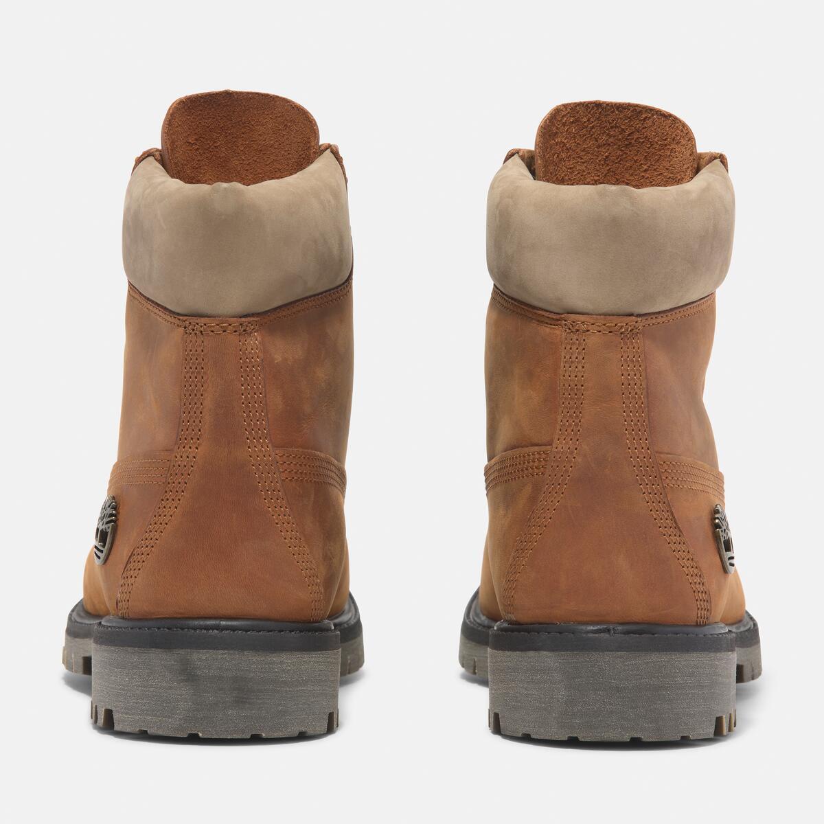TIMBERLAND Men's 6-Inch Premium Waterproof Boot Medium Orange Full Grain - Image 5