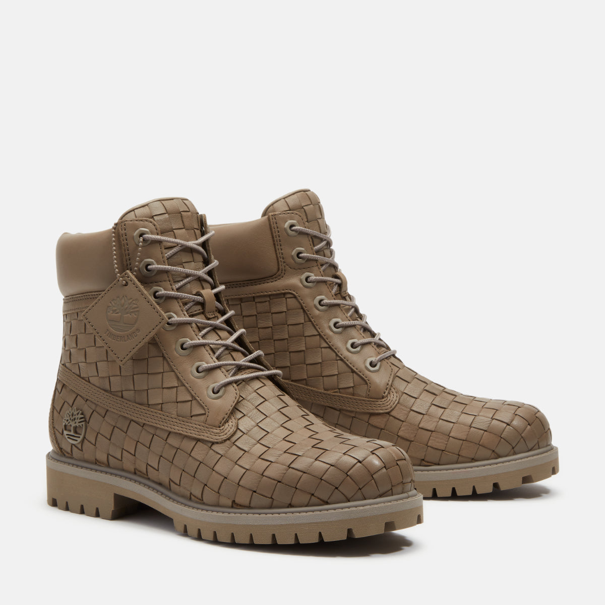 TIMBERLAND Men's 6-Inch Premium Waterproof Boot Olive Full Grain - Image 2