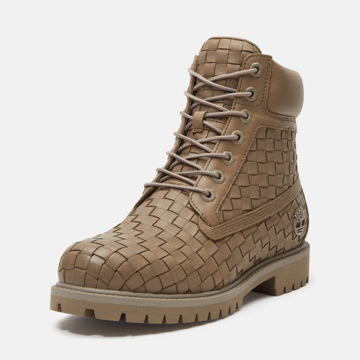 TIMBERLAND Men's 6-Inch Premium Waterproof Boot Olive Full Grain - Image 8