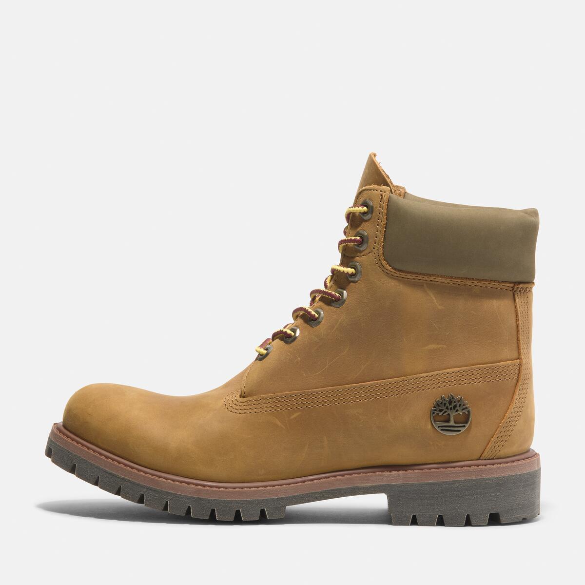 TIMBERLAND Men's 6-Inch Premium Waterproof Boot Wheat Full Grain - Image 8