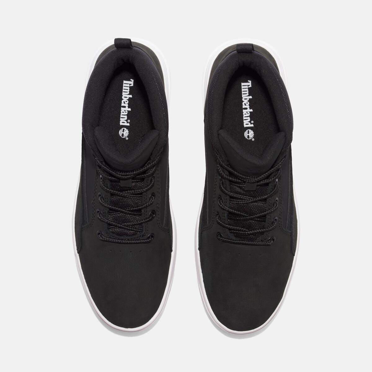 TIMBERLAND Men's Allston Sneaker Mid Black Nubuck - Image 3