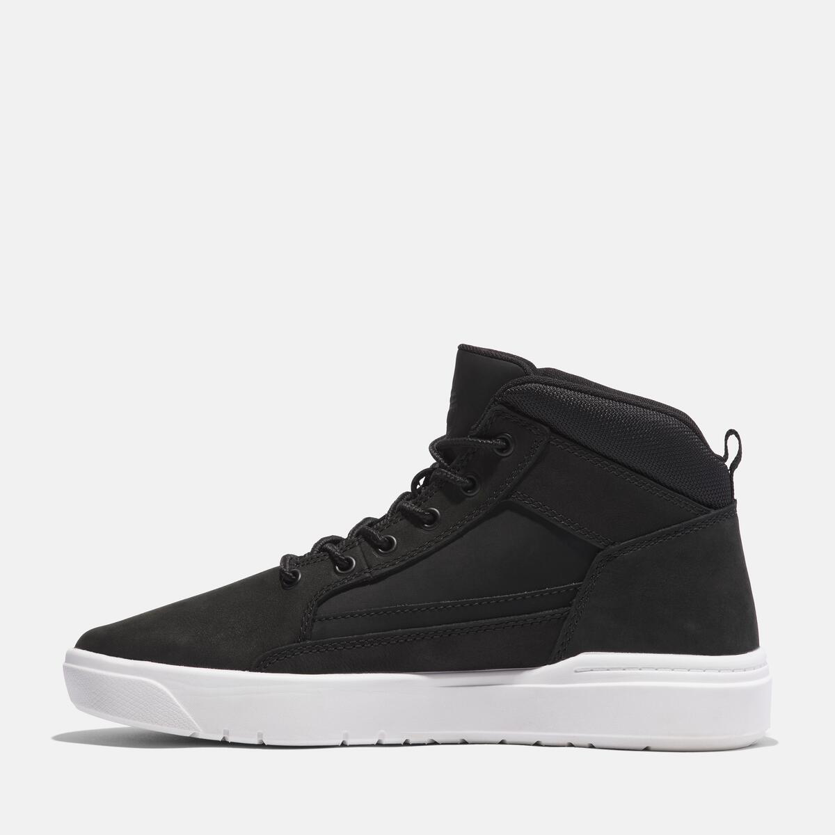 TIMBERLAND Men's Allston Sneaker Mid Black Nubuck - Image 6