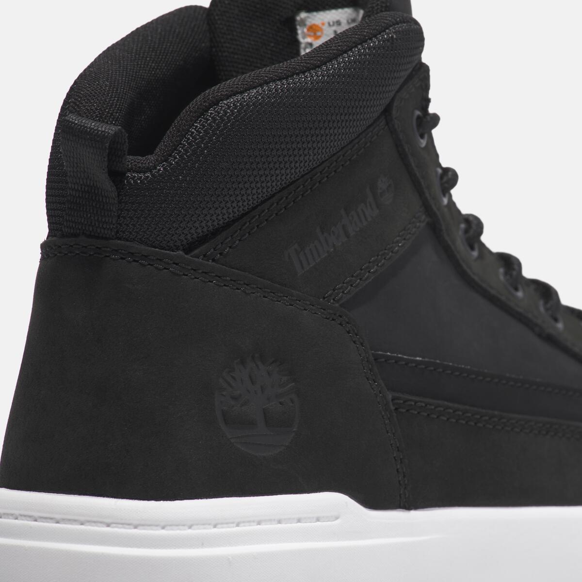 TIMBERLAND Men's Allston Sneaker Mid Black Nubuck - Image 7