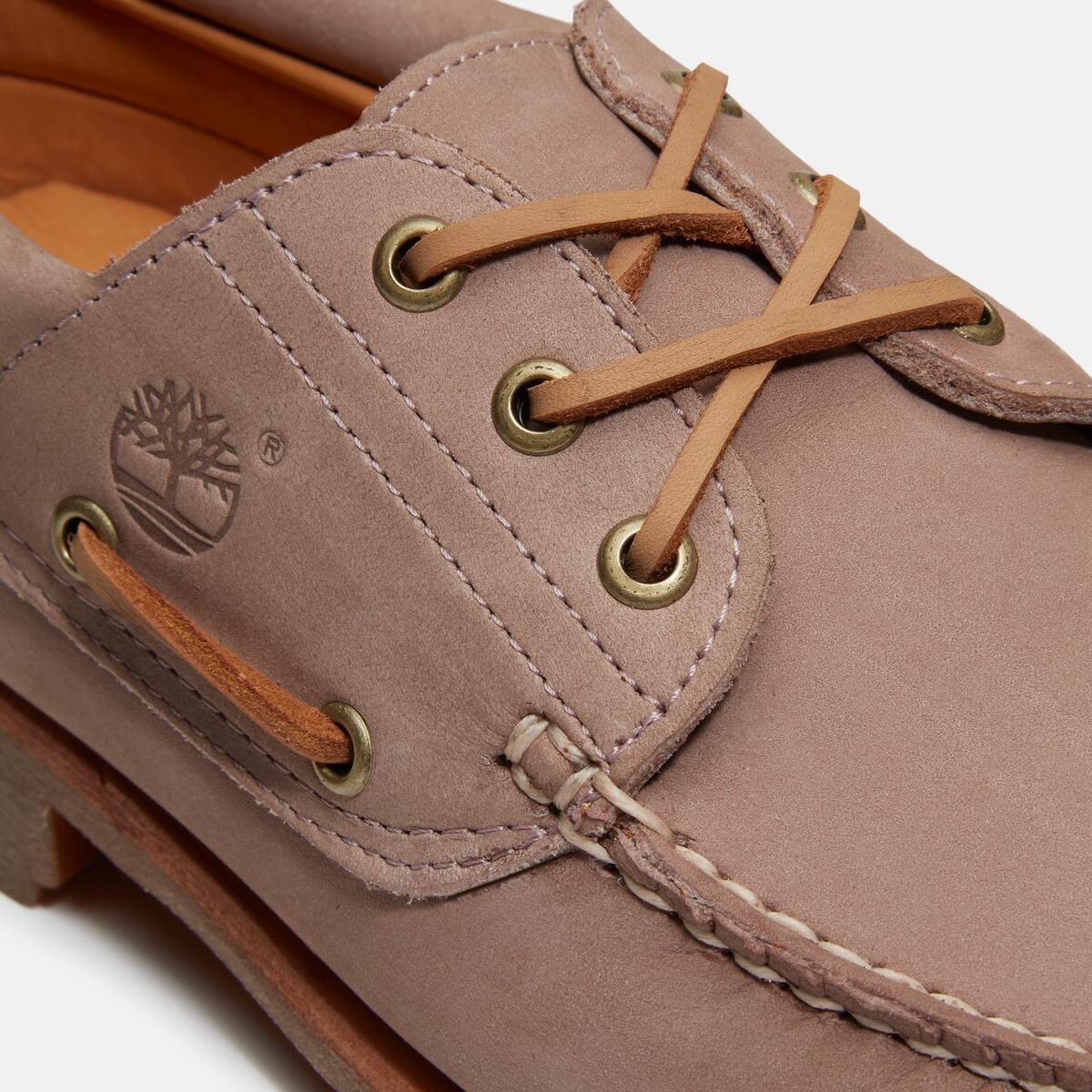 TIMBERLAND Men's Authentic 3-Eye Classic Lug Light Purple Nubuck - Image 7
