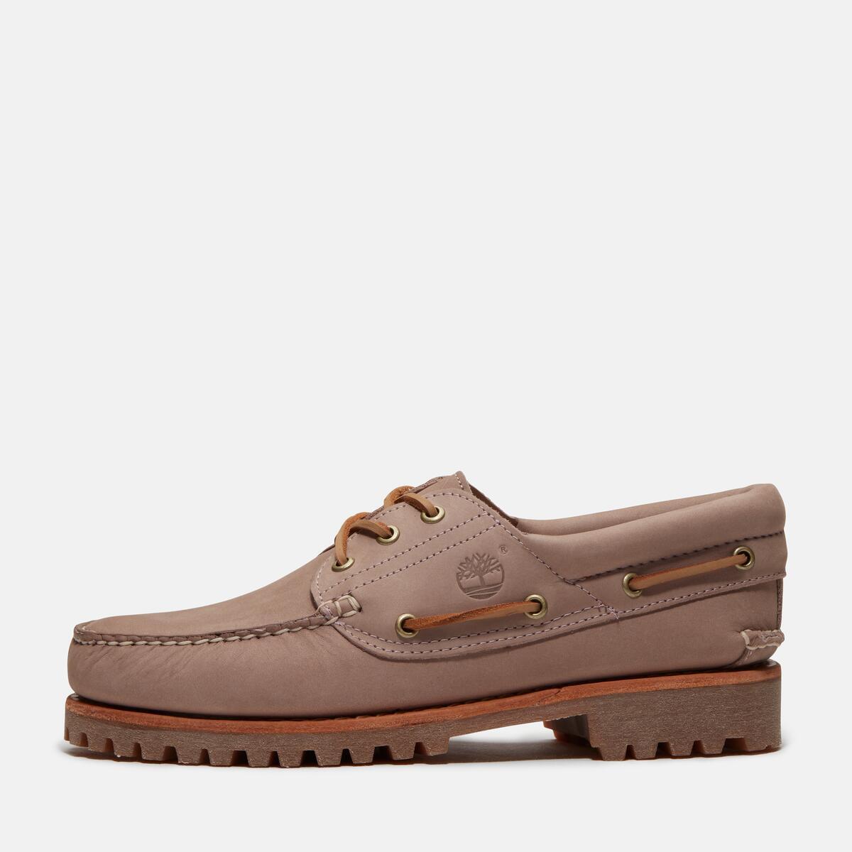 TIMBERLAND Men's Authentic 3-Eye Classic Lug Light Purple Nubuck - Image 9