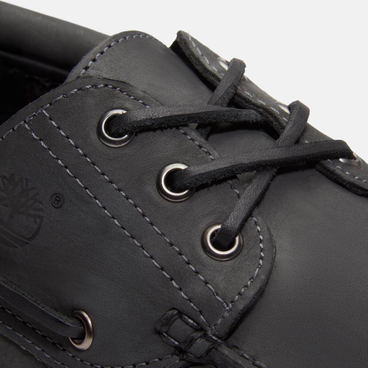 TIMBERLAND Men's Authentic 3-Eye Classic Lug Dark Grey Nubuck - Image 7