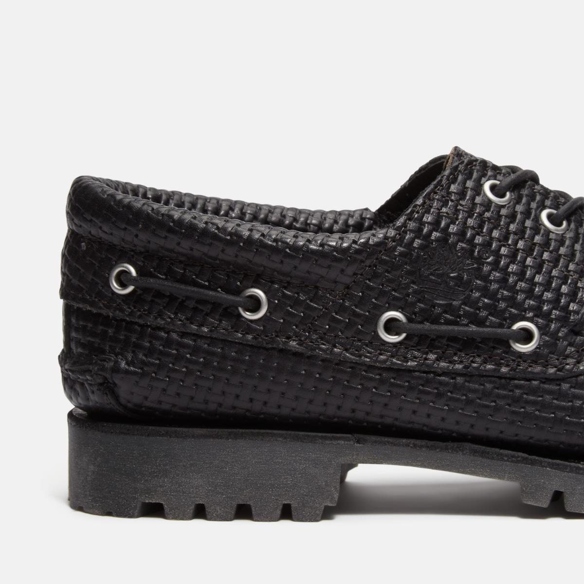 Buy Men's Authentic 3-Eye Classic Lug in Black Full Grain with