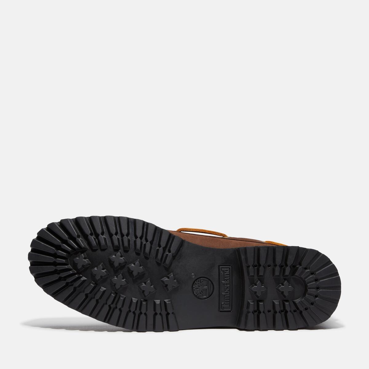 TIMBERLAND Men's Authentic 3-Eye Classic Lug Dark Brown Nubuck - Image 4