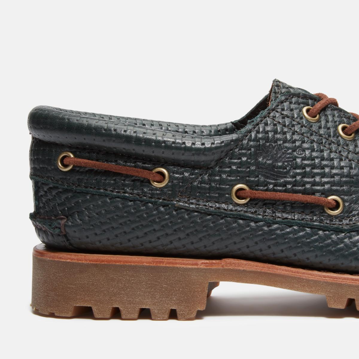 Buy Men's Authentic 3-Eye Classic Lug in Dark Green Full Grain