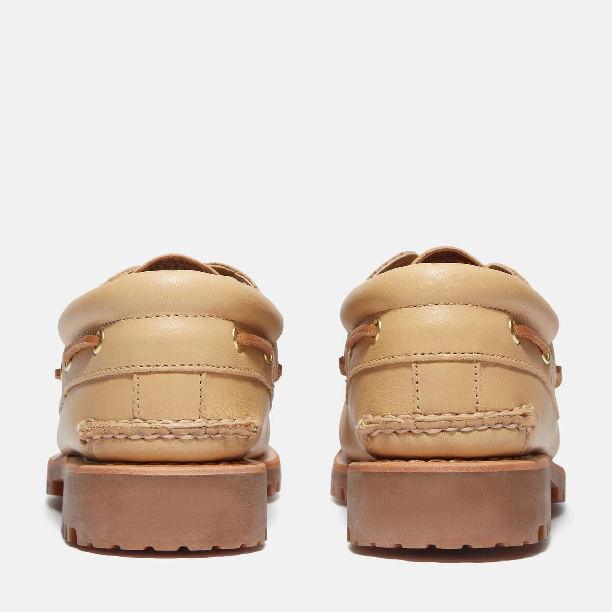Buy Men's Authentic 3-Eye Classic Lug in Medium Beige Full Grain