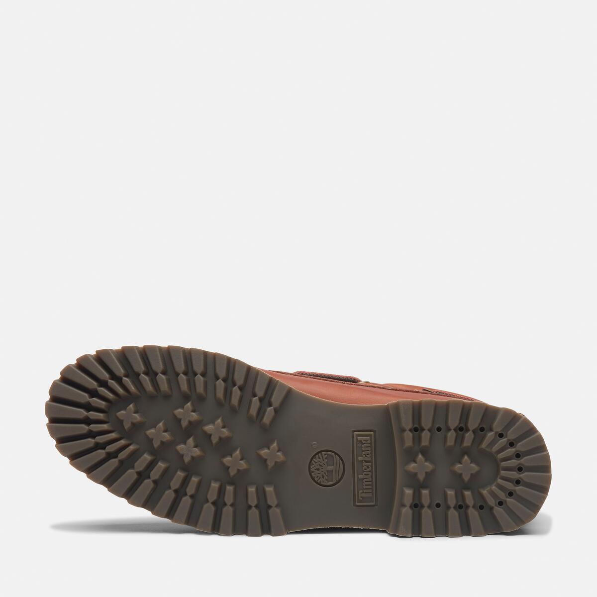 TIMBERLAND Men's Authentic 3-Eye Classic Lug Medium Orange Full Grain - Image 4