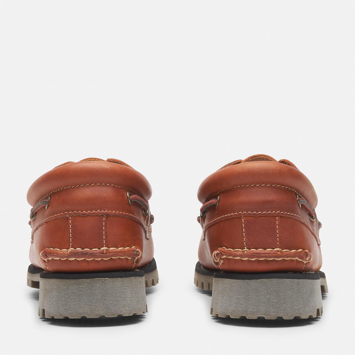 TIMBERLAND Men's Authentic 3-Eye Classic Lug Medium Orange Full Grain - Image 5