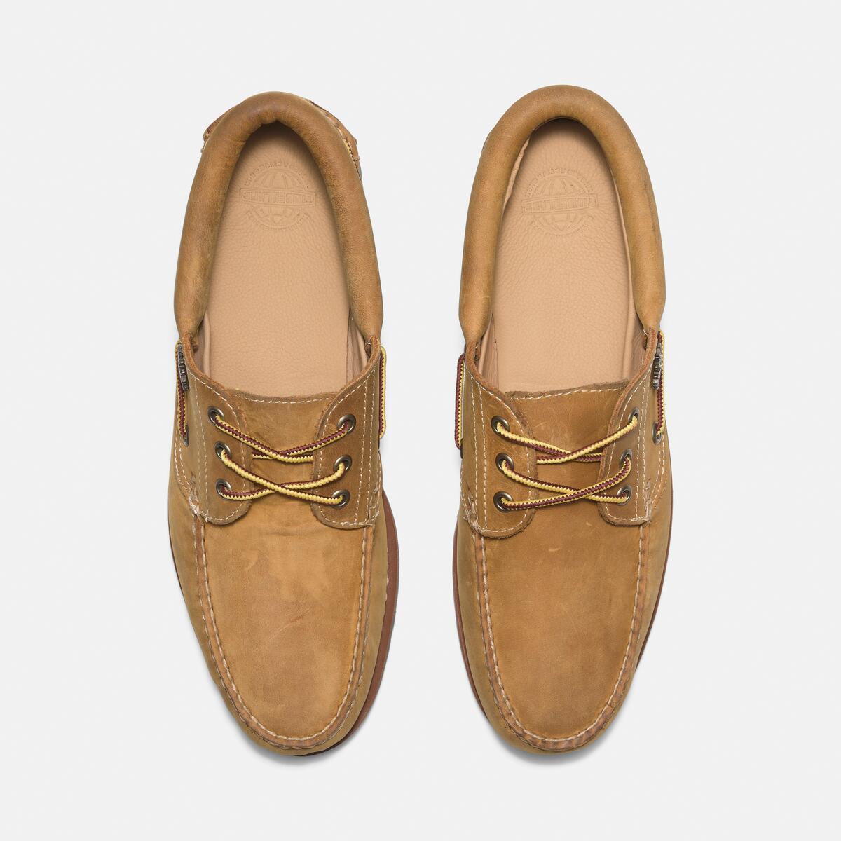 TIMBERLAND Men's Authentic 3-Eye Classic Lug Wheat Full Grain - Image 3
