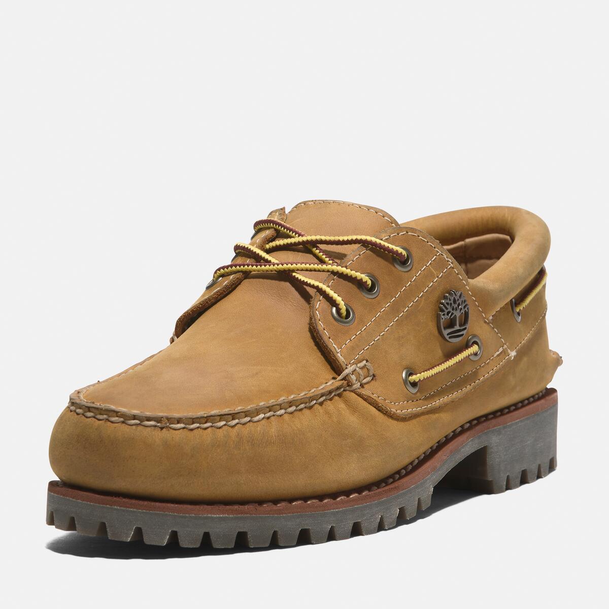 TIMBERLAND Men's Authentic 3-Eye Classic Lug Wheat Full Grain - Image 9