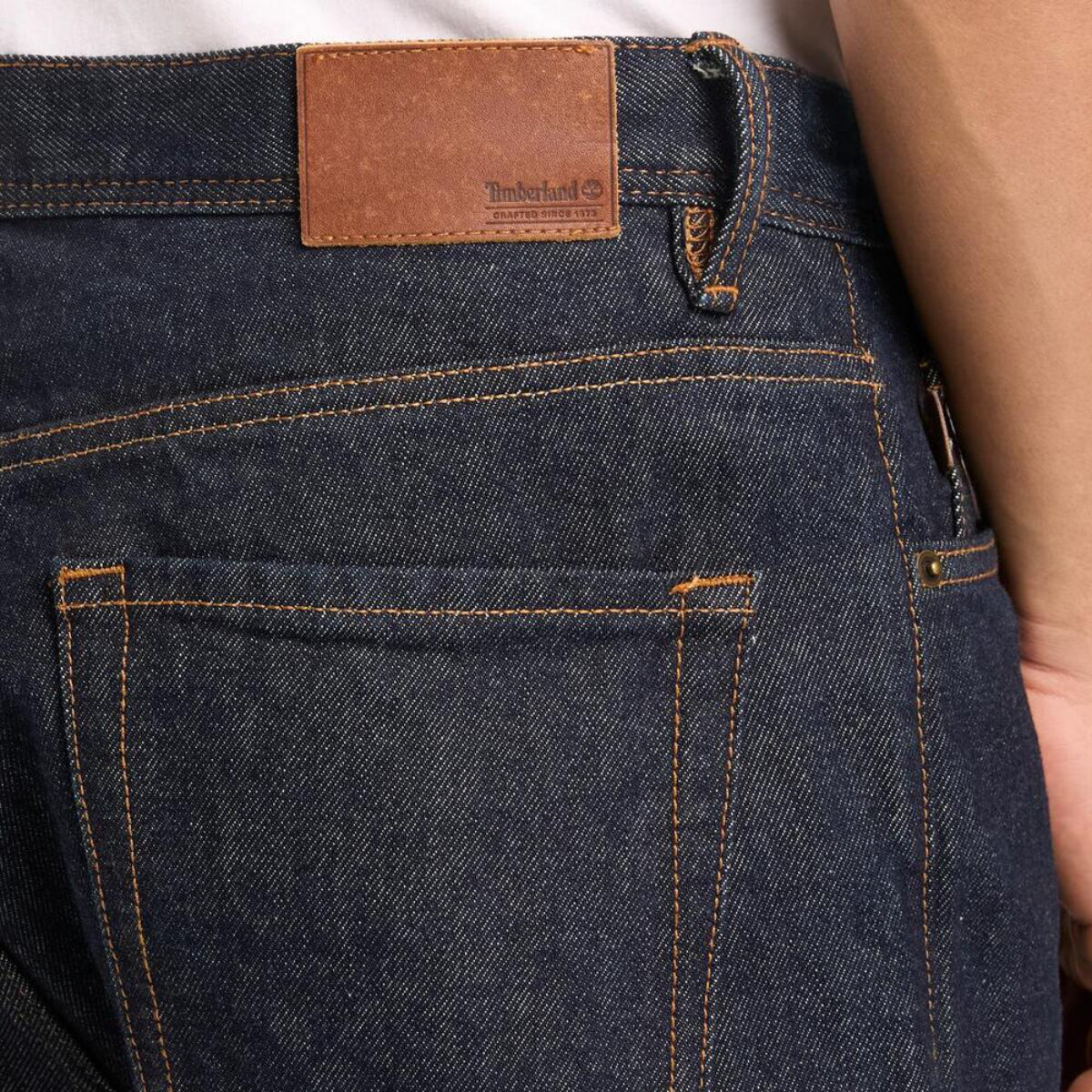 TIMBERLAND Men's Authentic Denim Jeans Rinse - Image 4