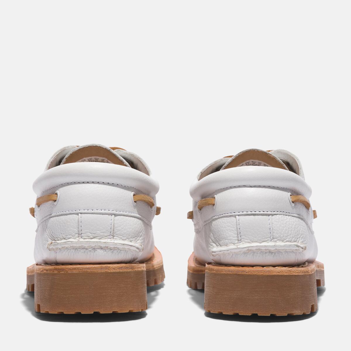 TIMBERLAND Men's Authentics 3-Eye Classic Lug White Full Grain - Image 5