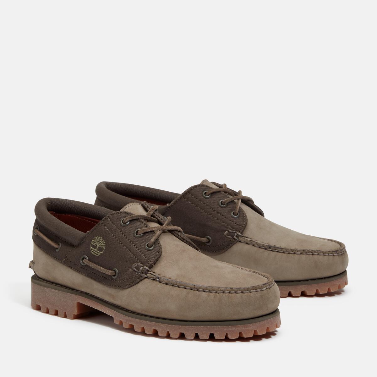 靴 Timberland 3EYE CLASSIC LUG OLIVE Buy Men's Authentics 3-Eye Lug in Olive Nubuck - Online at