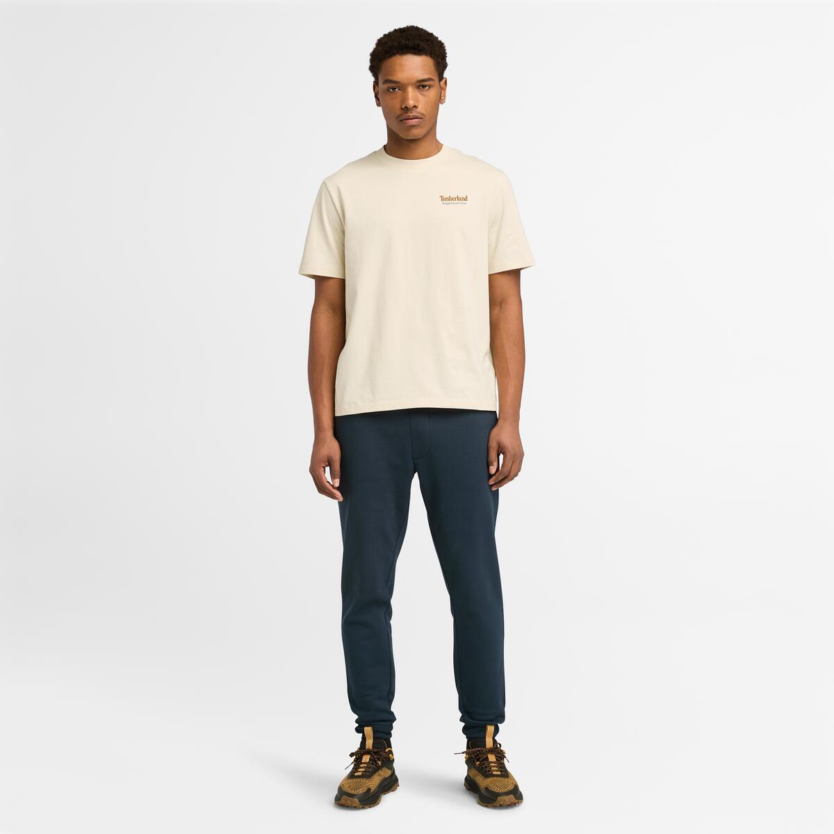 TIMBERLAND Men's Back Graphic Tee Angora - Image 2