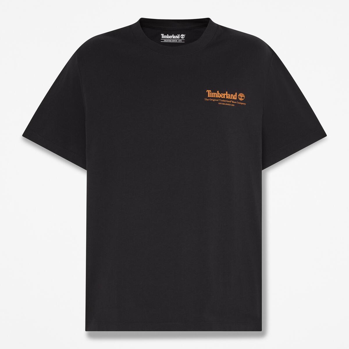 TIMBERLAND Men's Back Graphic Tee Black - Image 5