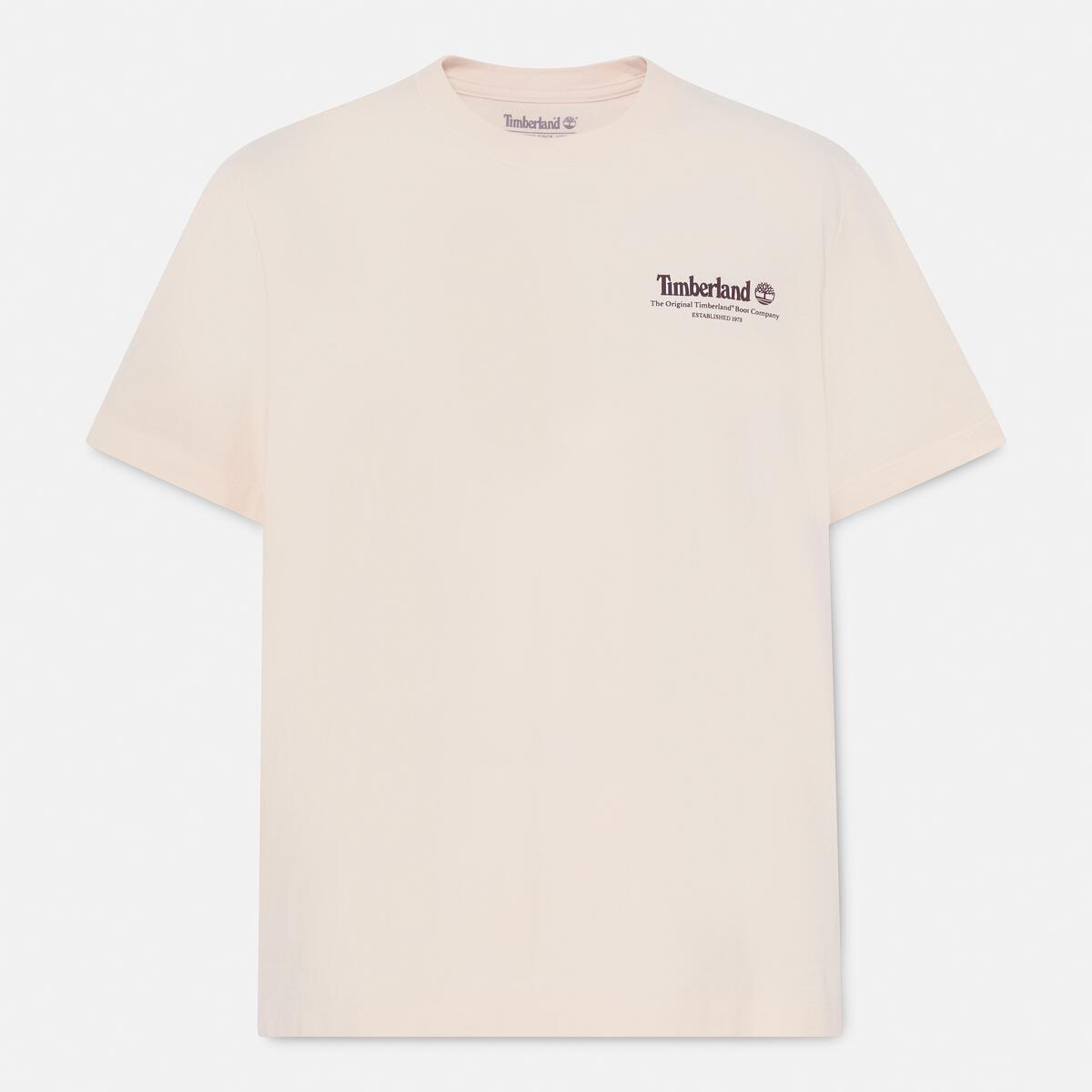 TIMBERLAND Men's Back Graphic Tee White Smoke - Image 5