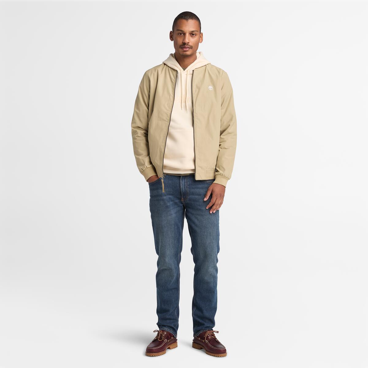 TIMBERLAND Men's Bomber Jacket Lemon Pepper - Image 2