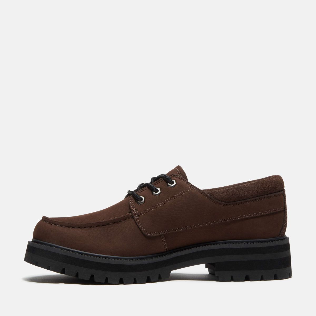 TIMBERLAND Men's Britton Drive Oxford Dark Brown Nubuck - Image 6