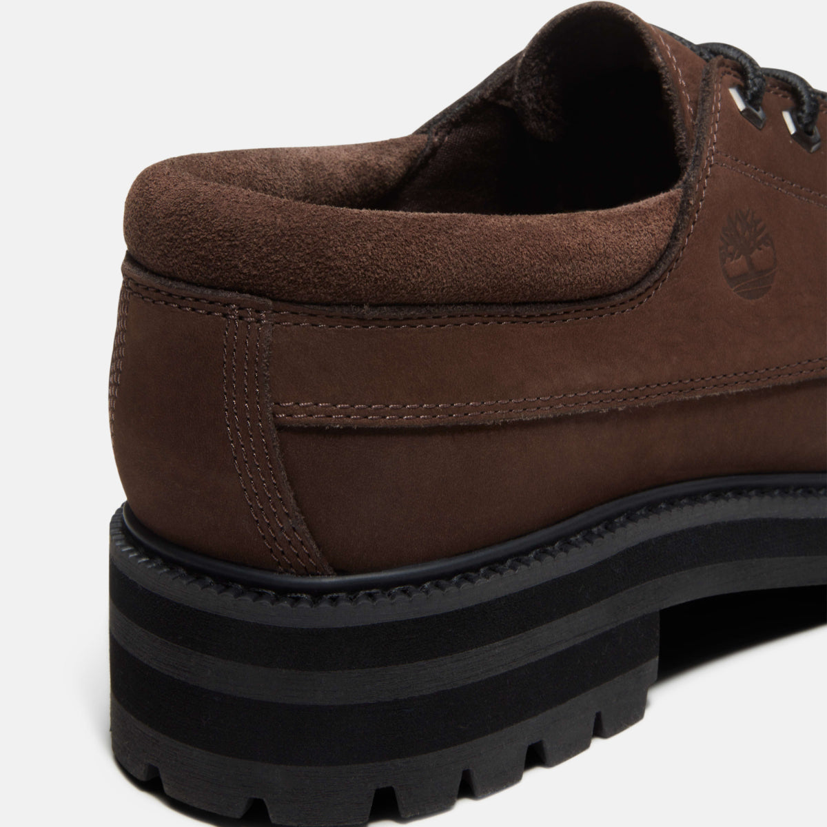 TIMBERLAND Men's Britton Drive Oxford Dark Brown Nubuck - Image 7