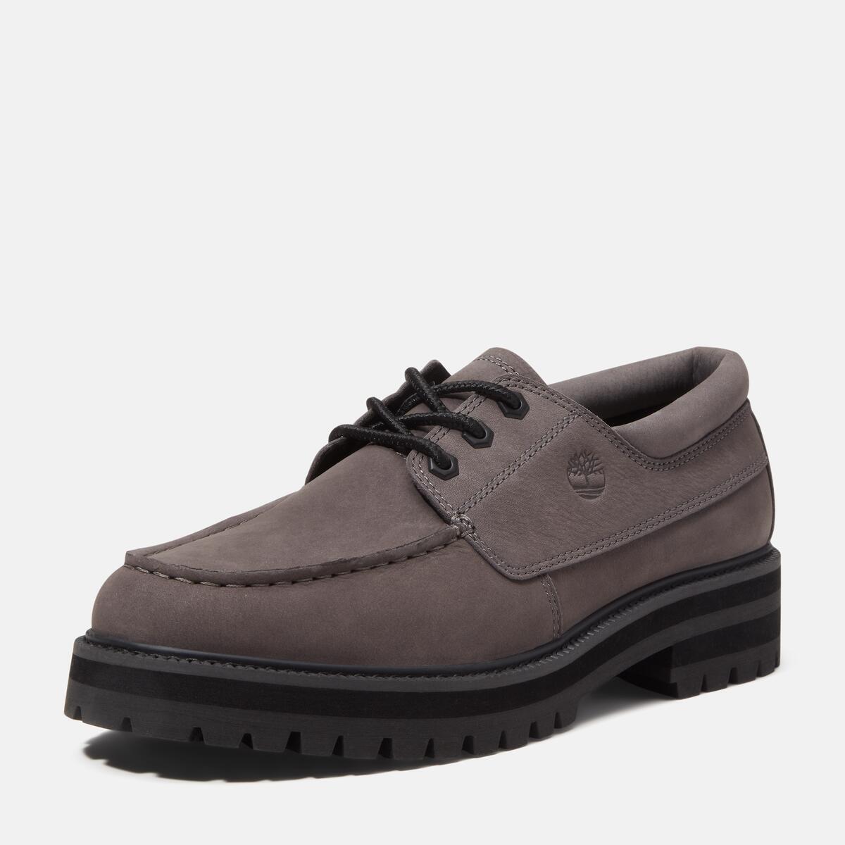 TIMBERLAND Men's Britton Drive Oxford Dark Grey Nubuck - Image 9