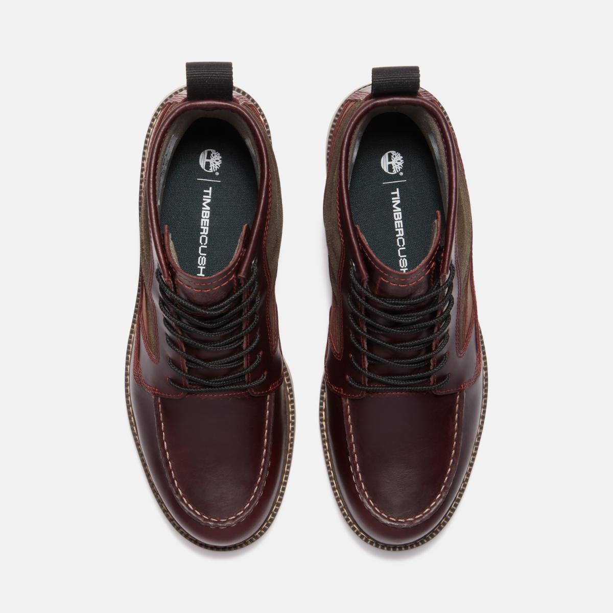 TIMBERLAND Men's Britton Mills Waterproof Boot Burgundy Full Grain - Image 3