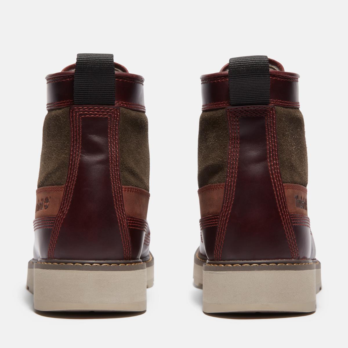 TIMBERLAND Men's Britton Mills Waterproof Boot Burgundy Full Grain - Image 5