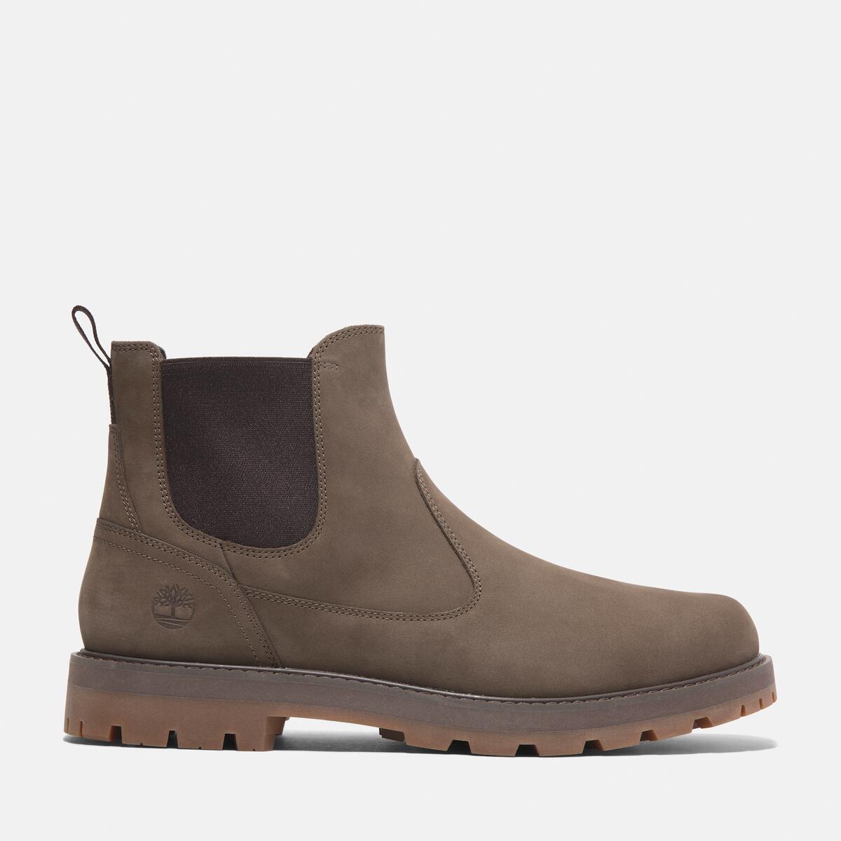 TIMBERLAND Men's Britton Road Chelsea Medium Brown Nubuck - Image 1