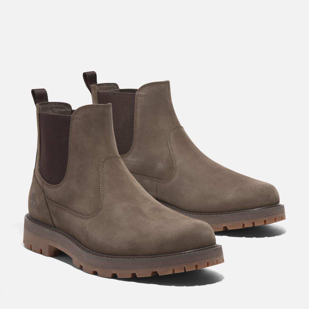 TIMBERLAND Men's Britton Road Chelsea Medium Brown Nubuck - Image 2