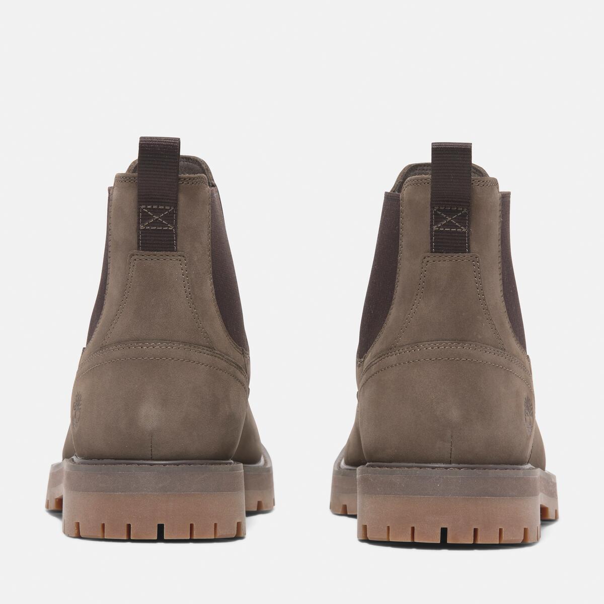 TIMBERLAND Men's Britton Road Chelsea Medium Brown Nubuck - Image 5
