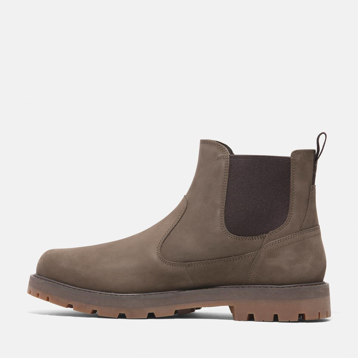 TIMBERLAND Men's Britton Road Chelsea Medium Brown Nubuck - Image 6
