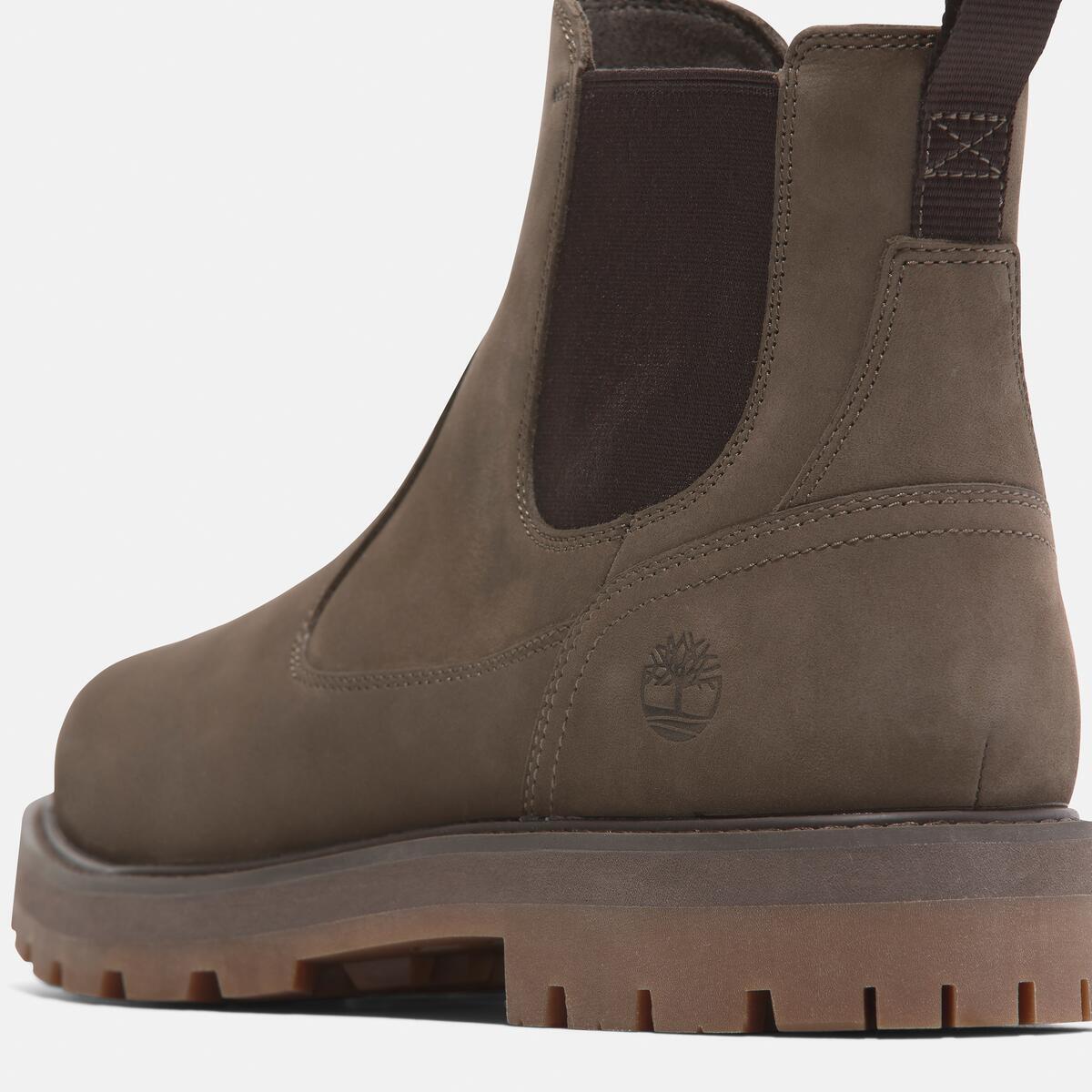 TIMBERLAND Men's Britton Road Chelsea Medium Brown Nubuck - Image 7