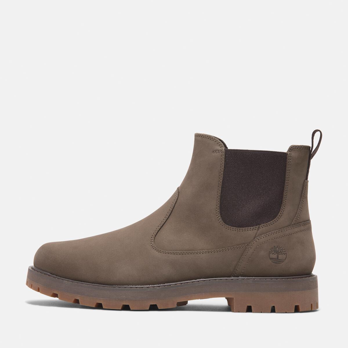 TIMBERLAND Men's Britton Road Chelsea Medium Brown Nubuck - Image 8