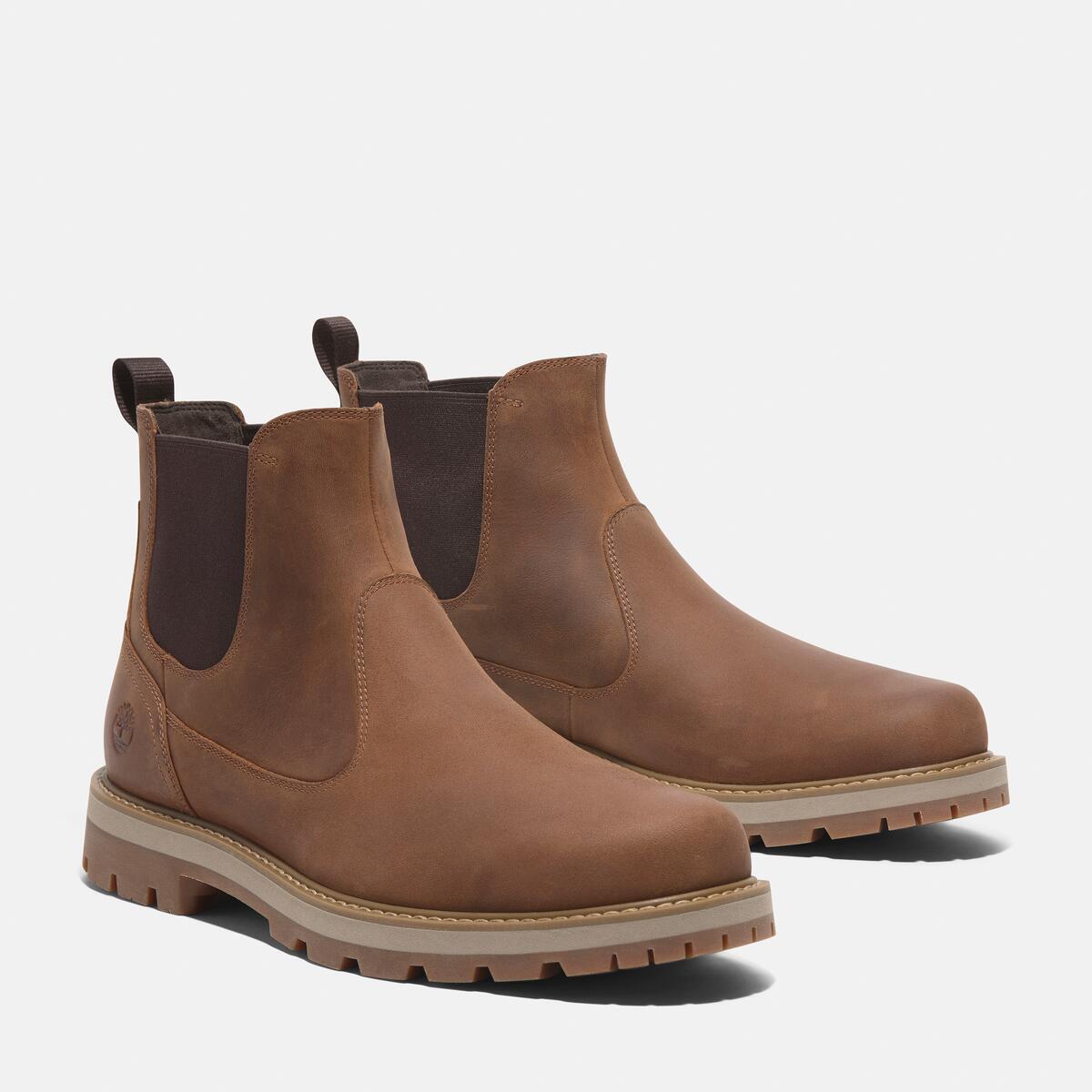 TIMBERLAND Men's Britton Road Chelsea Rust Full Grain - Image 2