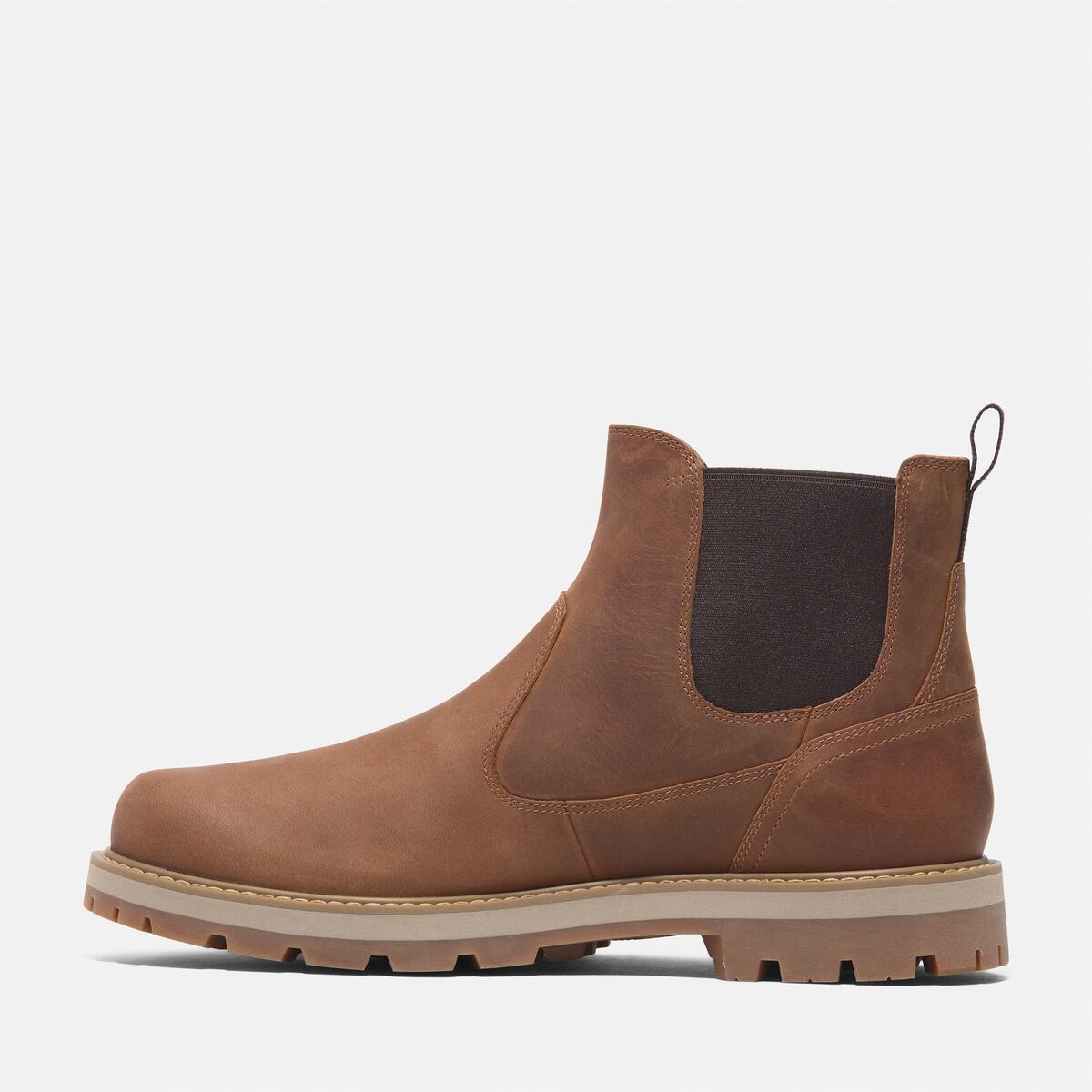 TIMBERLAND Men's Britton Road Chelsea Rust Full Grain - Image 6