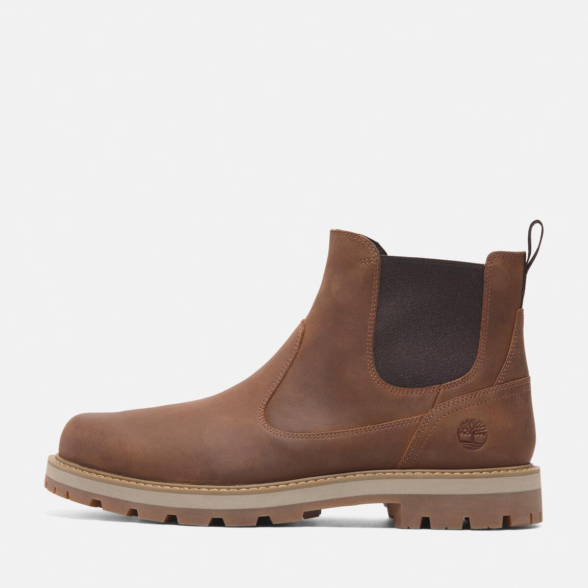 TIMBERLAND Men's Britton Road Chelsea Rust Full Grain - Image 8