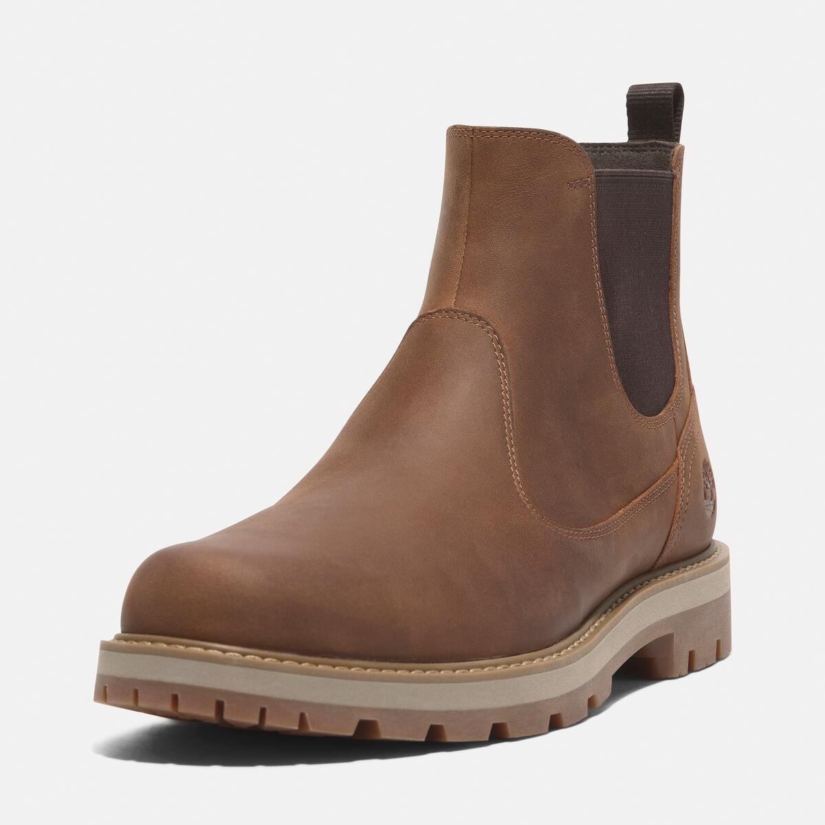 TIMBERLAND Men's Britton Road Chelsea Rust Full Grain - Image 9