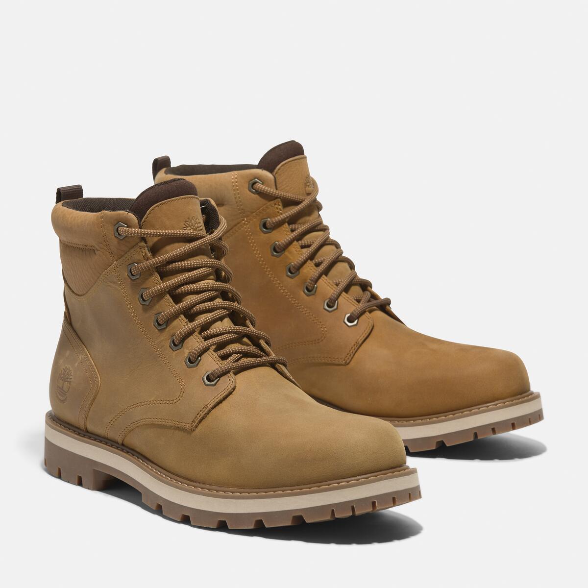 TIMBERLAND Men's Britton Road Waterproof Boot Wheat Full Grain - Image 2