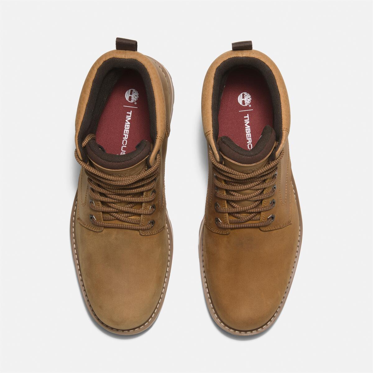 TIMBERLAND Men's Britton Road Waterproof Boot Wheat Full Grain - Image 3
