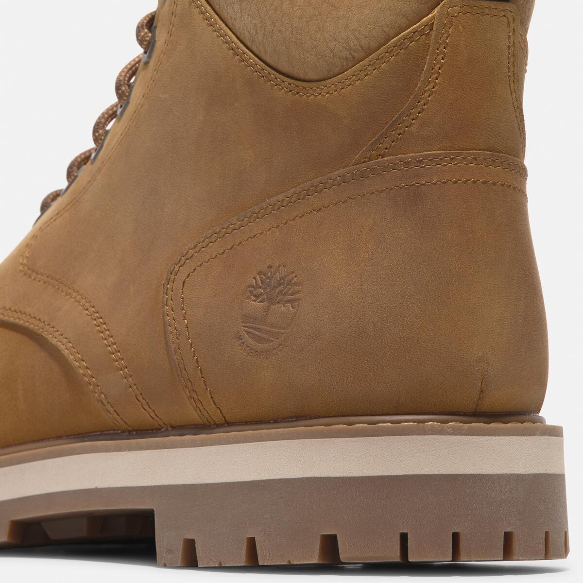 TIMBERLAND Men's Britton Road Waterproof Boot Wheat Full Grain - Image 7