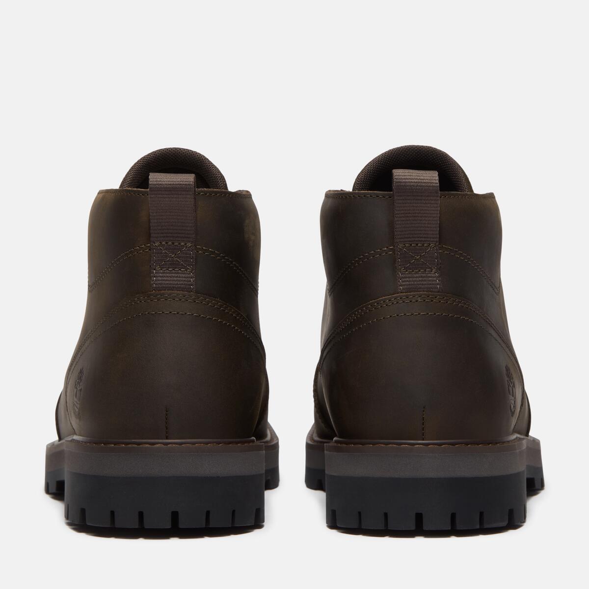 TIMBERLAND Men's Britton Road Waterproof Chukka Olive Full Grain - Image 5