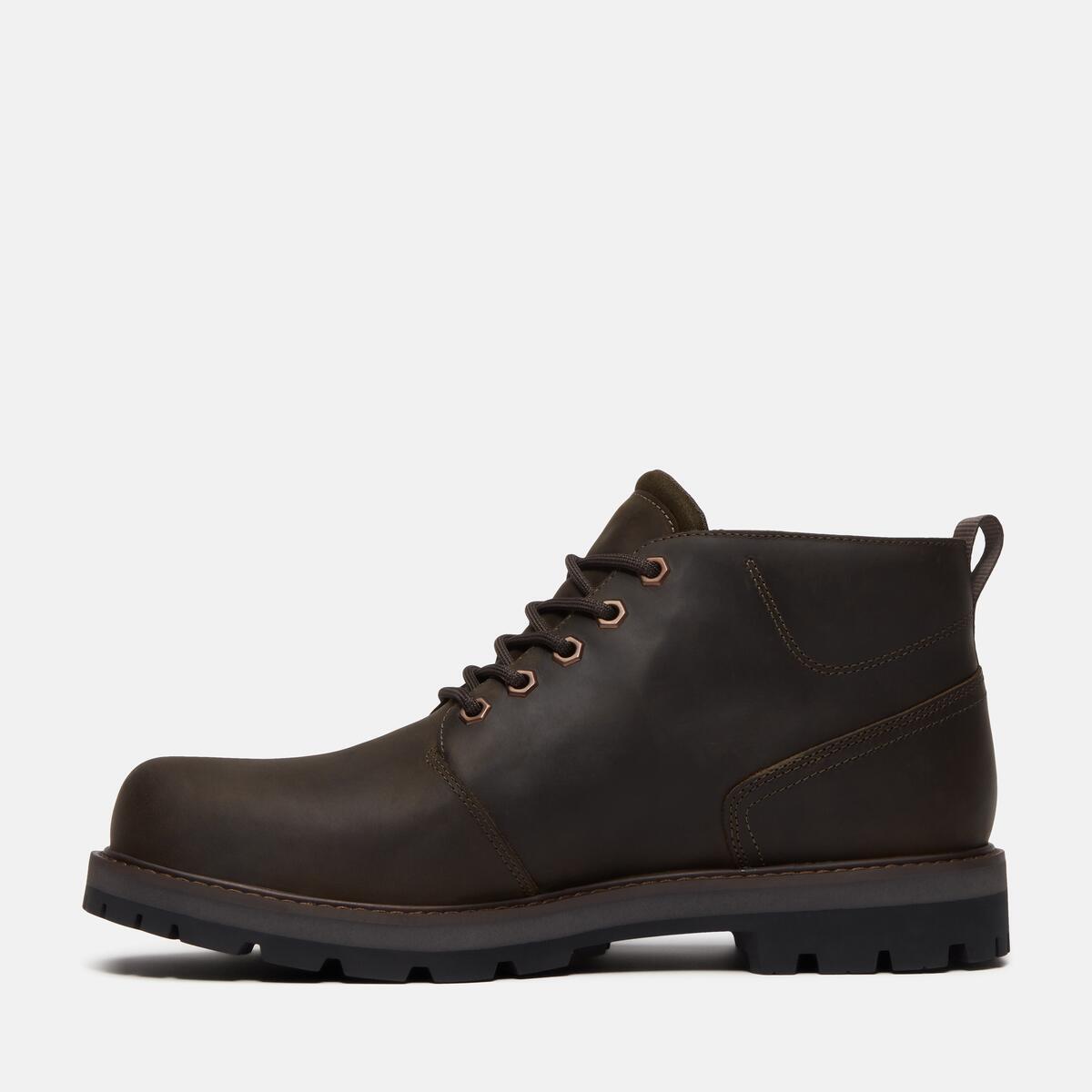 TIMBERLAND Men's Britton Road Waterproof Chukka Olive Full Grain - Image 6