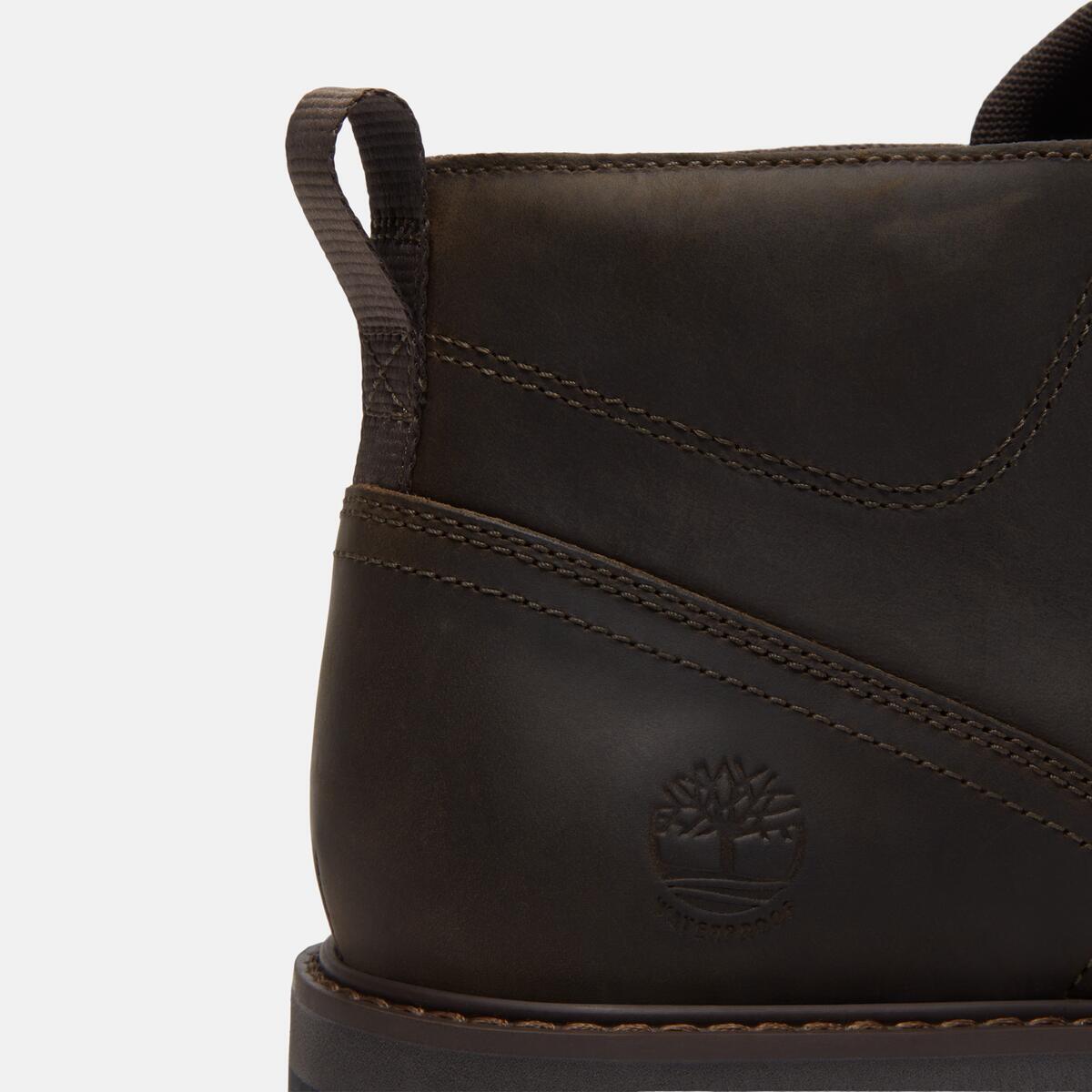 TIMBERLAND Men's Britton Road Waterproof Chukka Olive Full Grain - Image 7