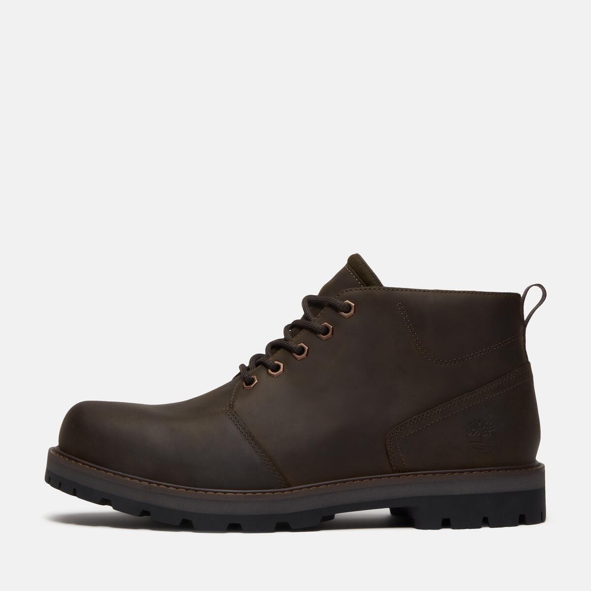 TIMBERLAND Men's Britton Road Waterproof Chukka Olive Full Grain - Image 8
